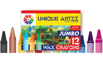 12 Wax Crayons Jambo